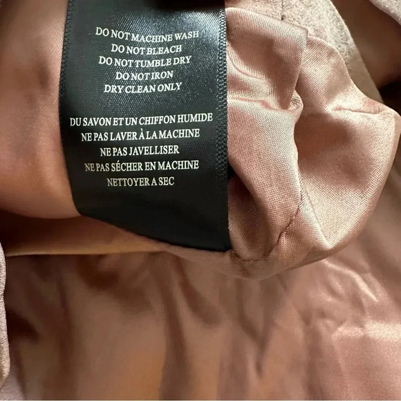 Blank NYC suede mini skirt blush pink size 25 - Picture 8 of 10